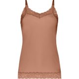Secrets - Spaghetti Top - Hazelnut - 88% Polyester - 12% Elastane