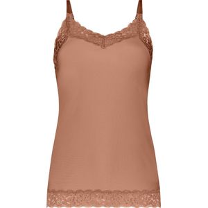 Secrets - Spaghetti Top - Hazelnut - 88% Polyester - 12% Elastane