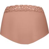 TEN CATE Secrets Lace women high waist met kant (1 pack) dames High waist hoge taille roze bruin
