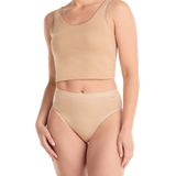 Ondergoed - 2-Pack Highleg Slip - Huidskleur - Biologisch Katoen