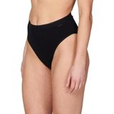 Basics high leg zwart 2 pack voor Dames
