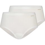Ten Cate 2 Pack midi dames slips 32280 Organic Biologisch katoenen dames heup slips Vrouwen ondergoed Zwart