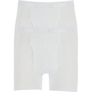 Basics - Boxer met Gulp - Wit - 2 Pack - 93% Organic Cotton, 7% Elastane