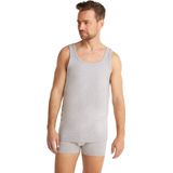 Basics - Singlet - Light Grey Melee - 2 Pack - 93% Organic Cotton, 7% Elastane