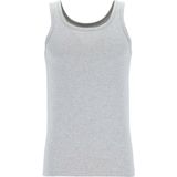 Basics - Singlet - Light Grey Melee - 2 Pack - 93% Organic Cotton, 7% Elastane