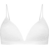 Basics voorgevormde bh met kant wit voor Dames | Maat 65A