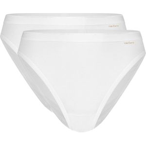 Ten Cate 2-Pack Dames Rio Slip - Hoog Opgesneden - Biologisch Katoen - Wit