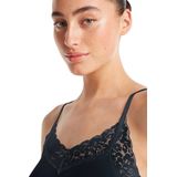 TEN CATE Secrets Lace women spaghetti top met kant (1 pack) dames singlet donker marine