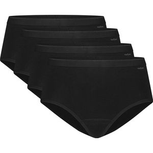 Ten Cate 4-Pack Dames Slips - Biologisch Katoen - Zwart