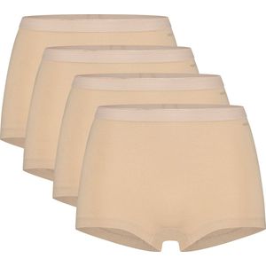 TEN CATE Basics women shorts (4-pack), dames Shorts hoge taille, beige