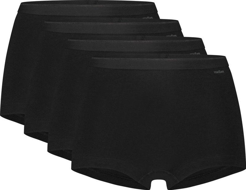 Basics - Shorts - Zwart - 4 Pack - 95% Organic Cotton, 5% Elastane