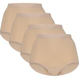 Ten Cate 4 Pack High Waist dames slip Taille Beige