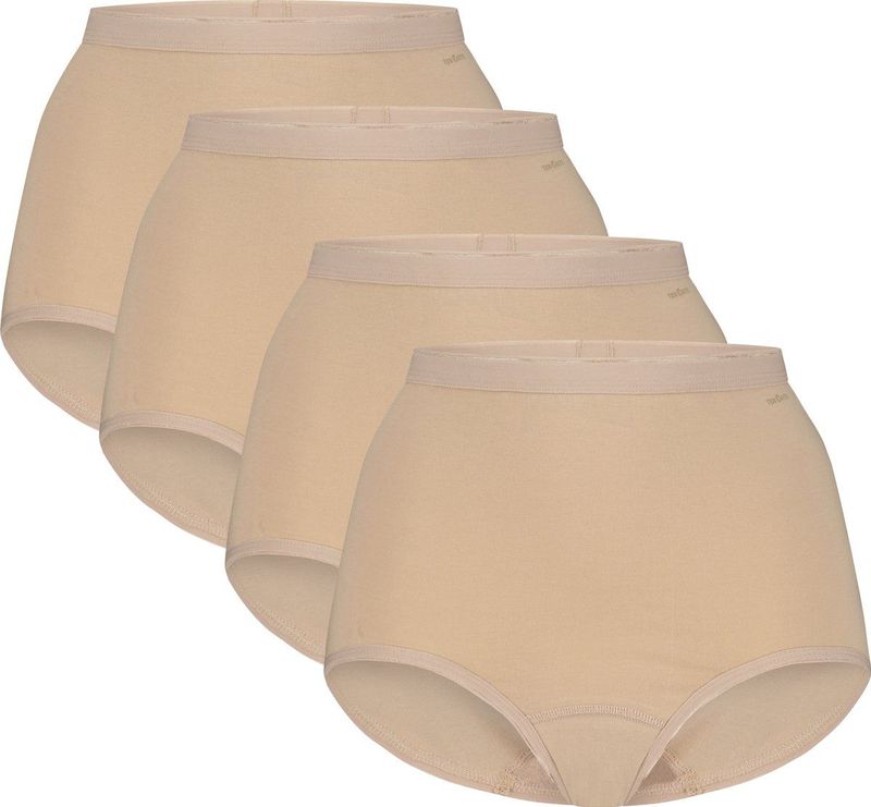 Ten Cate 4 Pack High Waist dames slip Taille Beige