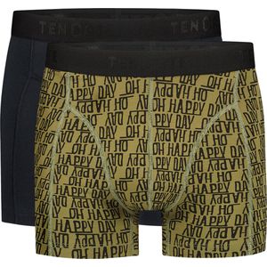 ten Cate - Happy Day - Boxershorts - Groen - 2 Pack