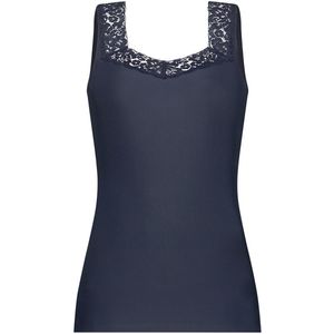 TEN CATE Secrets Lace - Dames Singlet - Donker Marine - Katoen