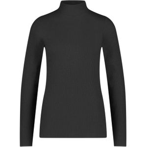 Ten Cate Thermo Col dames shirt lange mouw - Rib - Zwart