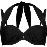 Ten cate multiway bikinitop in de kleur zwart.