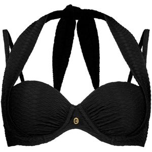 multiway bikini top black snake