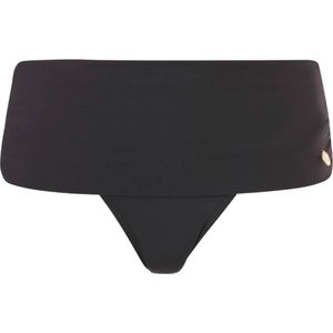 Bikini bottom midi black snake