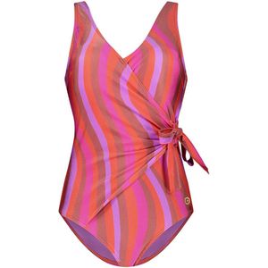Swimsuit - V-Hals - Shiny Wave - Materiaal - Kleur