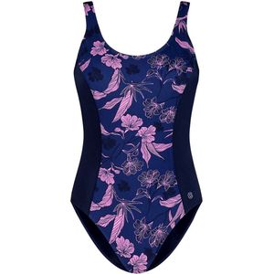 Ten Cate Swim Tweka Corrigerend Badpak Donkerblauw/Roze