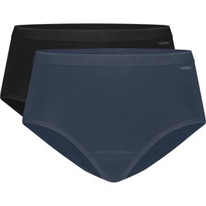 Limited Edition - Midi Slip - Zwart - Blauw - 95% Organisch Katoen