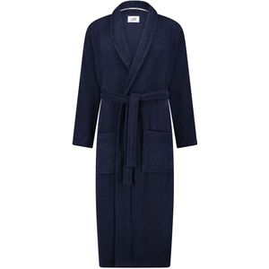 Ten Cate Heren Badjas Grey Denim Blauw