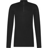 Ten Cate - Thermo Viloft - Heren Shirt - Zwart - Lange Mouwen - Hoge Hals met Zipper