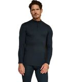 Ten Cate Thermo heren shirt lange mouw - Col met rits - Blauw