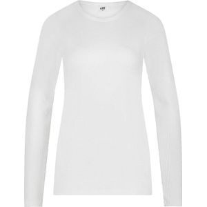 Ten Cate Thermo Rib dames shirt Lange mouw - Wit