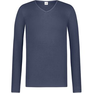 Ten Cate Thermo Men V-neck lange mouw navy - 4 (S)