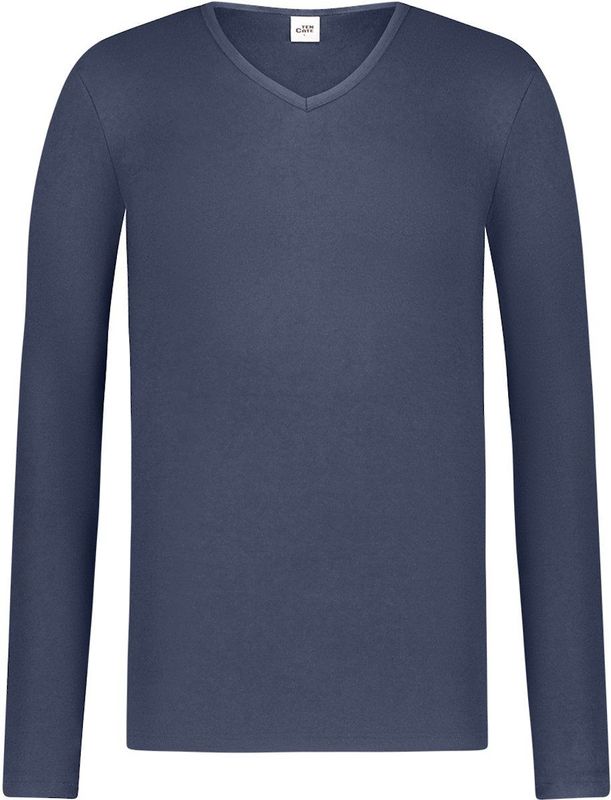 Ten Cate - Thermo T-shirt - Navy - Long Sleeve - V-neck