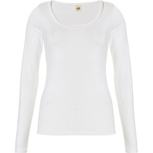 Ten Cate Thermo Rib dames shirt Lange mouw - Wit
