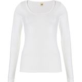 Ten Cate Thermo Rib dames shirt Lange mouw - Wit