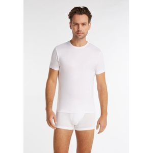 T-shirt - Wit - Heren - TENCEL™ Modal - Ronde Hals - Comfortabele Pasvorm
