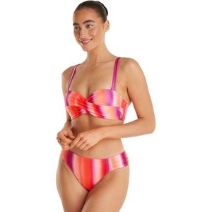 Ten Cate Twisted Padded Wired Bikini Top Dames Paars Dessin 40e