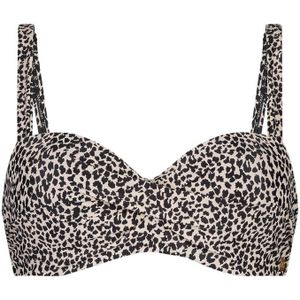 ten Cate Bikinitop Wild Dot - Zwart / Wit