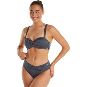 Twisted bikini top royal blue