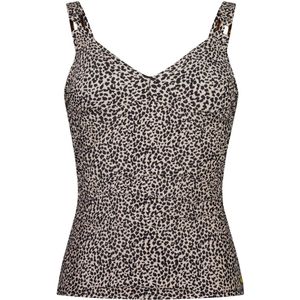 V-neck tankini wild dot