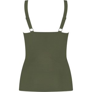 TEN CATE BEACH - tankini top v-neck padded - Tankini dames - Groen