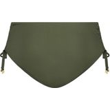 ten Cate Beach TC WOW high waist bikinibroekje met ribstructuur groen