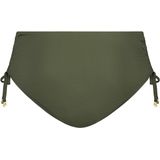 ten Cate Beach TC WOW high waist bikinibroekje met ribstructuur groen
