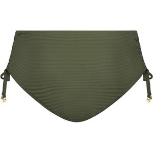 ten Cate Beach TC WOW high waist bikinibroekje met ribstructuur groen