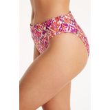 Flipover bikini bottom summer ikat