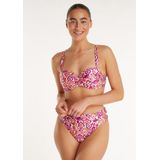 Flipover bikini bottom summer ikat