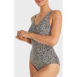 Swimsuit - V-Hals - Shiny Wave - Materiaal - Kleur