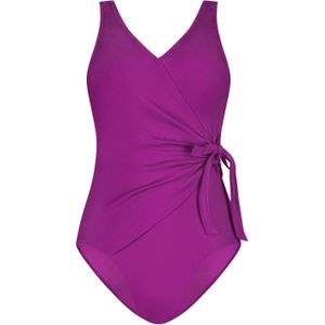 Ten Cate - V-Neck Padded Badpak - Paars - Polyamide