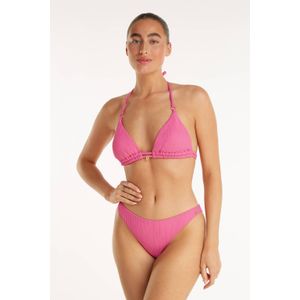 ten Cate Beach TC WOW voorgevormde triangel bikinitop met textuur roze