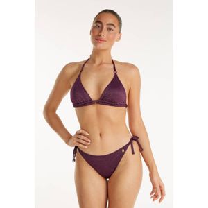 Bow bikini bottom wine red