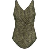 Ten Cate - Dames Corrigerend Badpak - Groen - Soft Cup - Bladeren Print